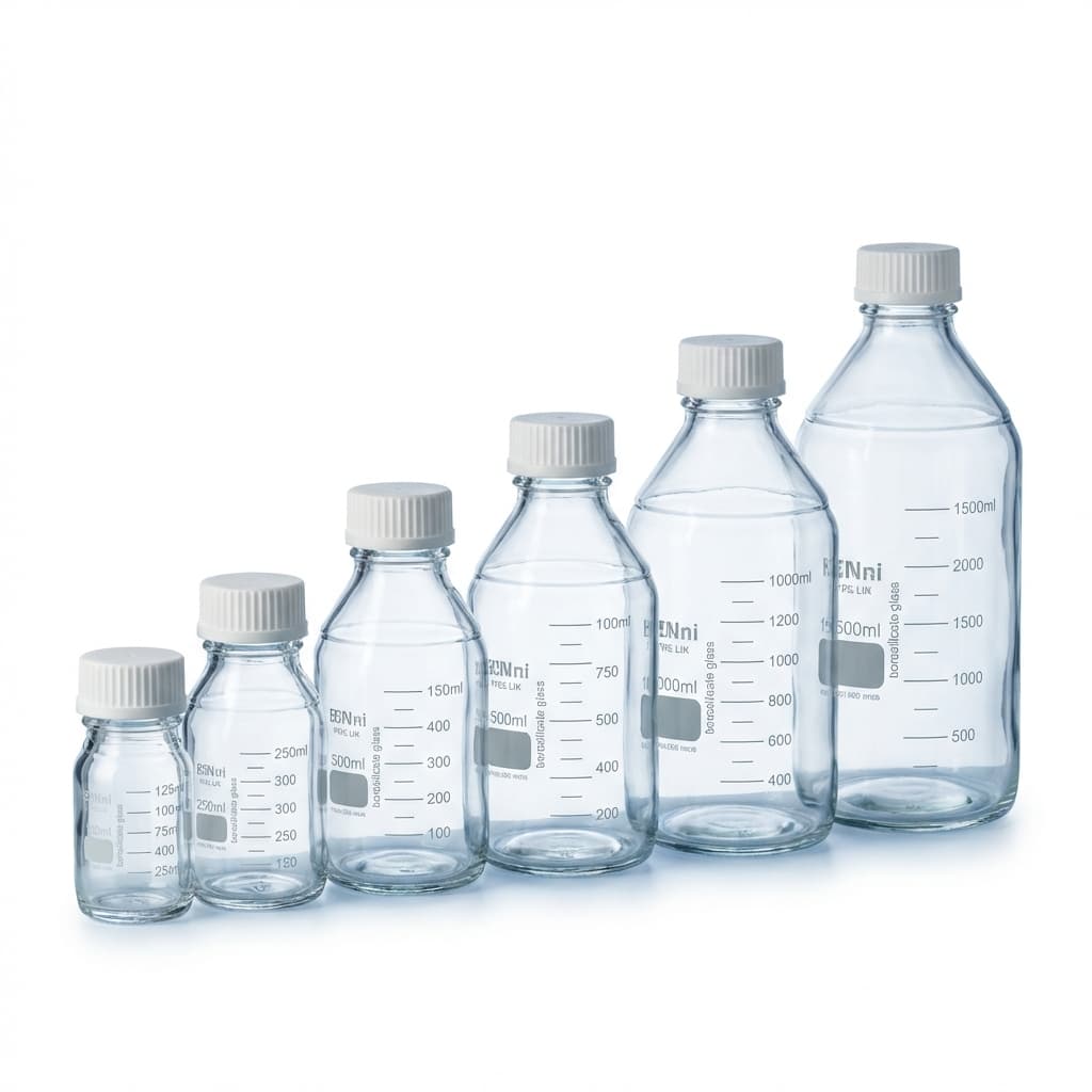 PTFE-Lined Reagent Bottle Set